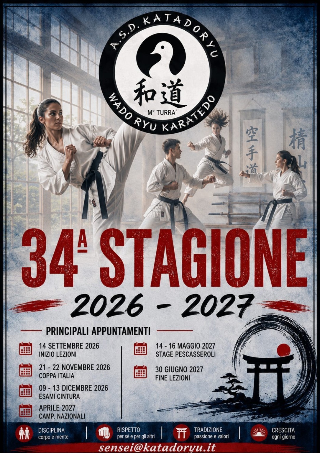 Locandina: 34ª stagione Katadoryu 2026–2027